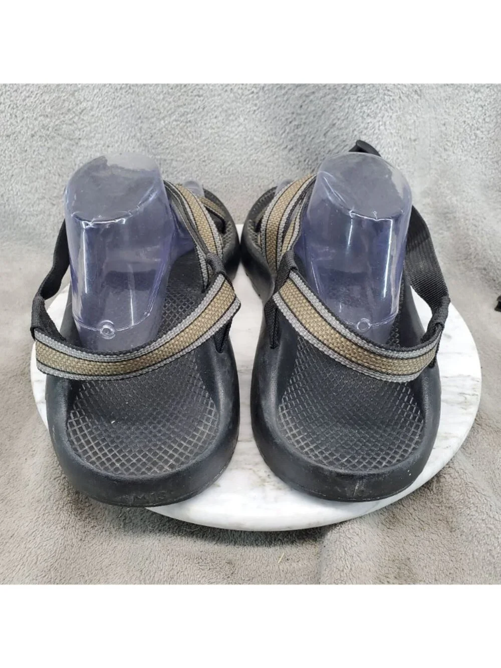 Chaco Shoes Mens Size 13 Brown Textile Strap Z/2 Yampa Sandals *Read*